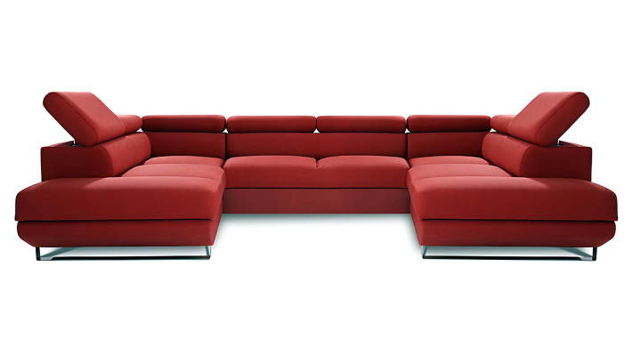 Moderná U-tvarovaná sedacia súprava