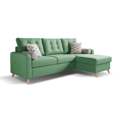 Moderná rohová sedacia súprava s funkciou postele