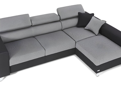 Moderný L-pohovka s funkciou postele