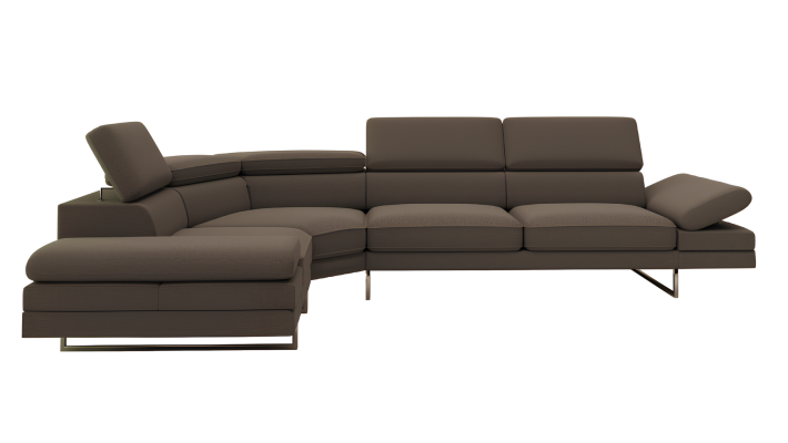 Moderný L-tvarovaný gauč