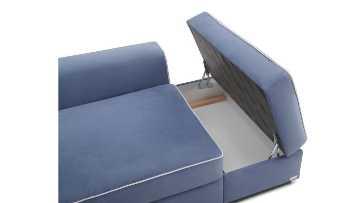 L-tvarovaná rozkladacia sedacia súprava