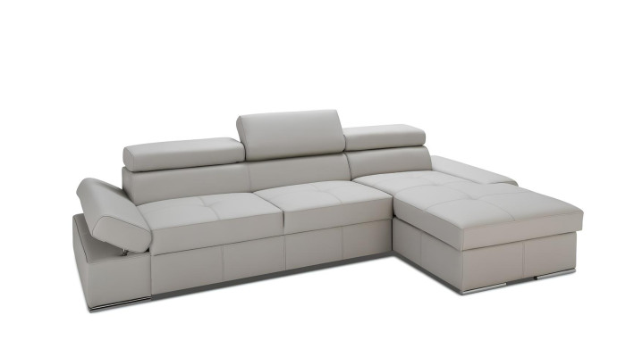 Moderná rohová sedacia súprava s vzorom, potiahnutá 100% kožou