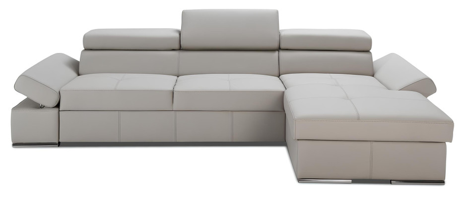 Moderná rohová sedacia súprava s vzorom, potiahnutá 100% kožou