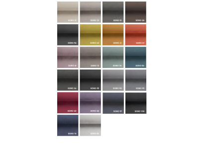 Moderná modrá rohová sedacia súprava