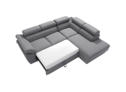 Moderná rohová sedacia súprava s lôžkom a úložným priestorom