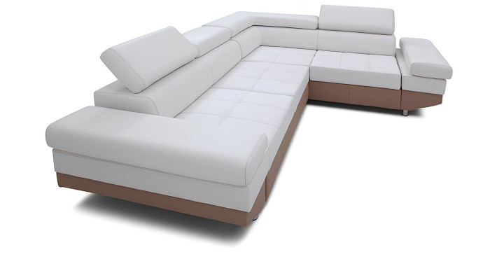 Moderná rohová sedacia súprava s prírodným dizajnom, rohová, súprava, potiahnutá, 100% koža