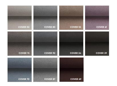 Moderná lavica 2.5+1 s funkciou postele a textíliou