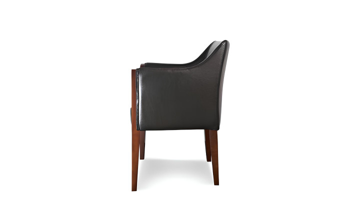 Dizajnová stolička s vankúšmi pre 1 osobu z 100% novej talianskej kože