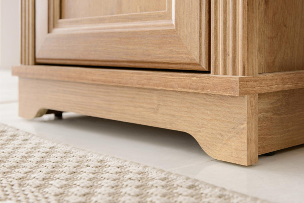 Samostatná kúpeľňová skrinka, dub, nástenná skriňa