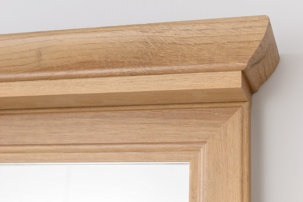 Drevené zrkadlo s rámom 85x76cm