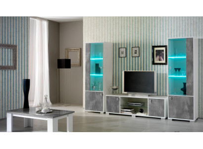 LED sklenená skrinka