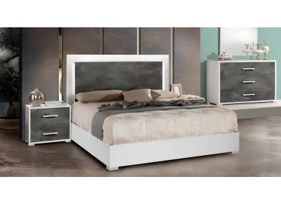 Luxusná hotelová posteľ s nočnými stolíkmi 3 kusy