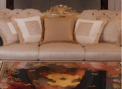 Chesterfield klasická trojsedáková textilná pohovka