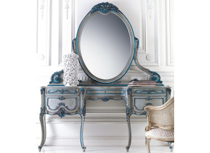 Konzolná skriňa stenná misa klasická konzolná misa s zrkadlom luxusná