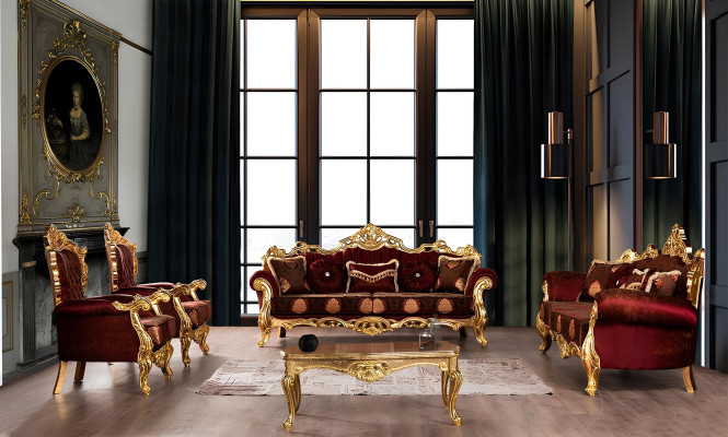 Luxusná kávová mriežka 136x90 barokové rokoko stoly obdĺžnikové dekorácie