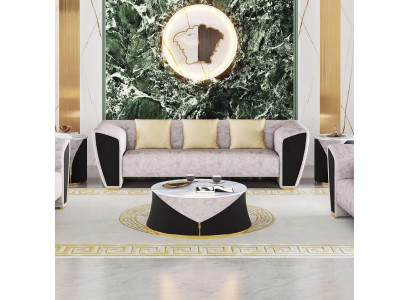 Moderne Sofagarnitur 3+2+1 Sitzer Luxus Couchen Sessel Wohnzimmer Möbel