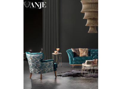 Luxusný dizajn stola do obývacej izby, individuálny stôl, čalúnený nábytok, nový