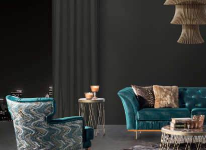 Luxusný dizajn stola do obývacej izby, individuálny stôl, čalúnený nábytok, nový