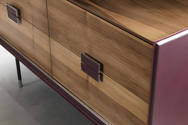 Loft kompletná súprava do spálne s posteľou, skriňou, nočným stolíkom a komodou s 5 zásuvkami