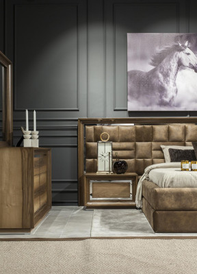 Luxusná nočná skrinka pre modernú spálňu