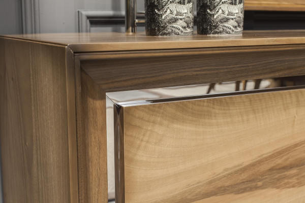 Mobilné nábytkové + zrkadlo hnedej farby s úložným priestorom Jednoduché na použitie Nové