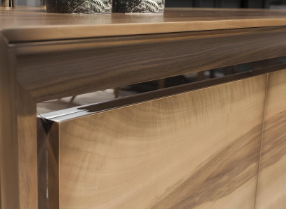 Luxusný jedálenský stôl so stoličkami, nočná skrinka, 7 kusov