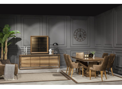 Luxusný jedálenský stôl 207x101cm v elegantnom lesku