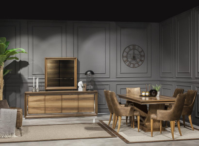 Luxusný jedálenský stôl 207x101cm v elegantnom lesku