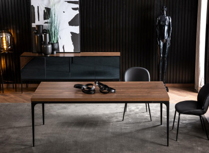 Loftový stôl so 4 stoličkami