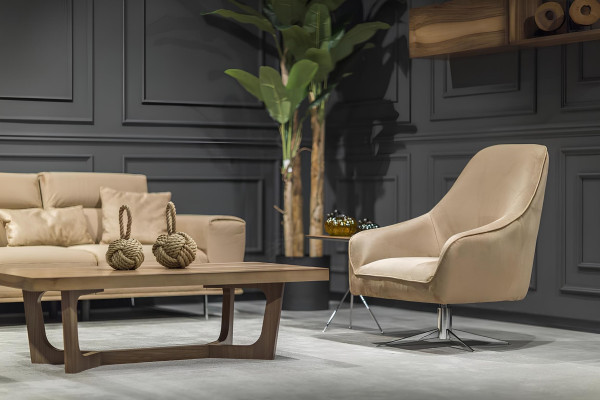 Bež sedačka 3+3+1 + stôl so 4 dielmi