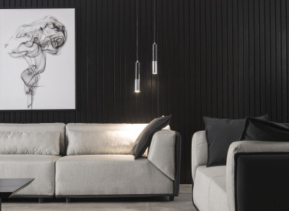 Súprava s 3+1 miestnymi sedadlami, závesné kreslo, nábytok do obývačky, 2 diely, nový