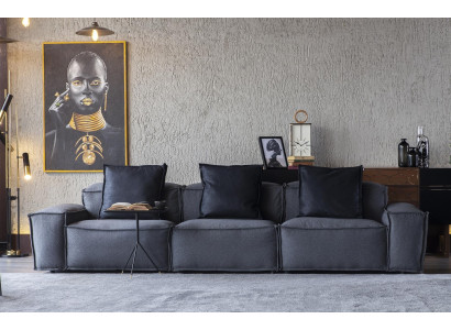 Mäkká pohovka dĺžky 300 cm