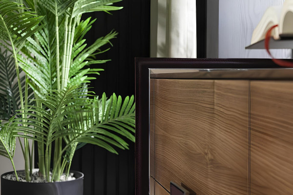 Ideálny zostava do spálne s posteľou a nočnou skrinkou, 4 kusy