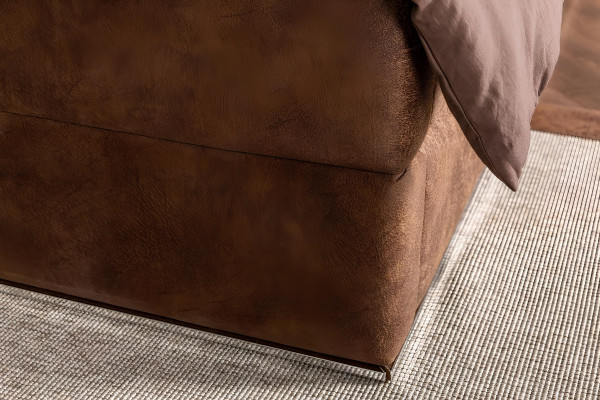 Kompletná spálňová súprava s posteľou + luxusné nočné stolíky v hnedej farbe