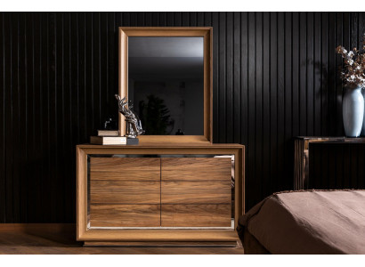 Moderná komoda + zrkadlo s praktickým úložným priestorom
