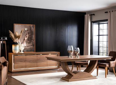 Hnedá skriňa 218 cm