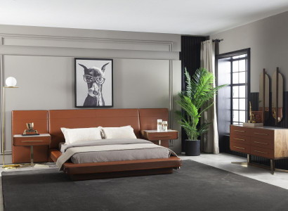 Luxusne tvarované skrine so zlatými nohami