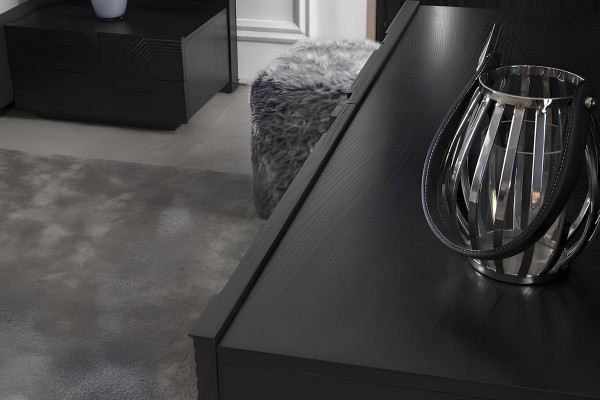 Kompletná posteľná súprava Melnu v štyroch častiach, luxusný set s novým úložným priestorom