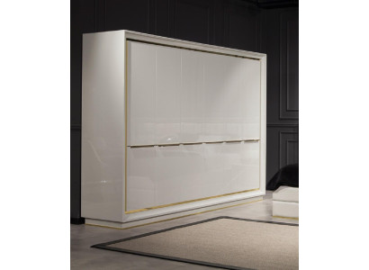 Moderná a pohodlná biela skriňa s luxusným úložným priestorom