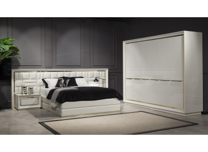 Posteľ Pat moderný luxus 160x200 cm biela