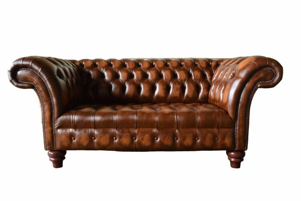 Luxusný Chesterfield dvojmiestny gauč