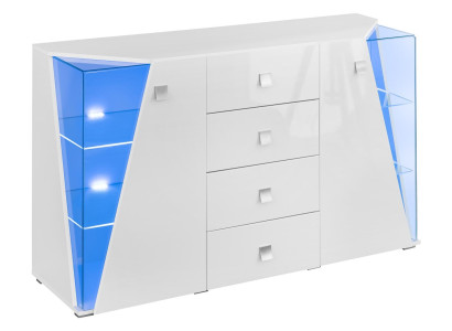 Moderná luxusná TV skriňa do obývačky, 3 kusy