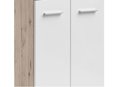 Moderná luxusná sivá drevená skriňa