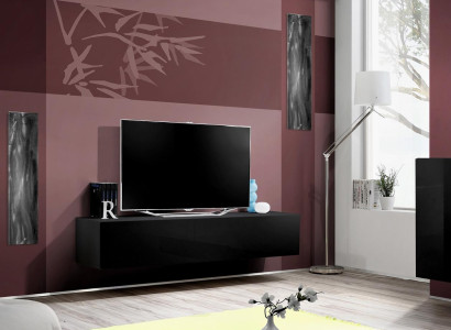 Moderná luxusná drevená televízna skriňa