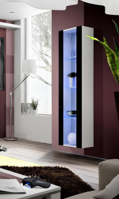 Luxusná závesná výstavná skriňa moderného dizajnu do obývačky v novom štýle