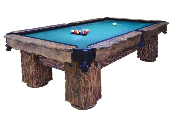 Luxusný drevený biliardový stôl