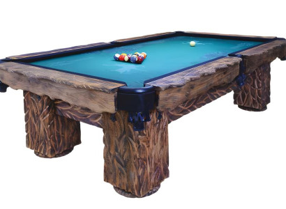Luxusný drevený biliardový stôl