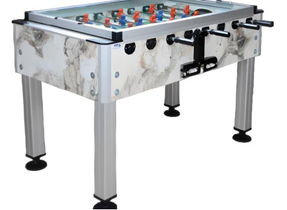 Profesionálna béžová stôl na stolný futbal z hliníka a MDF