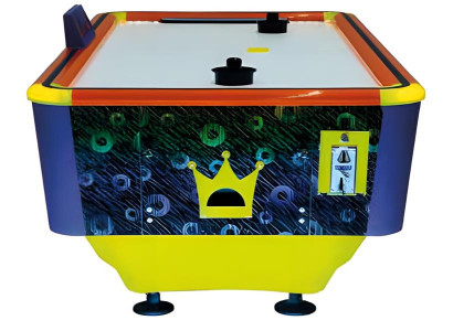 Moderná stôl na vzdušný hokej z viacfarebného plastu a hliníka