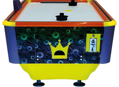 Moderná stôl na vzdušný hokej z viacfarebného plastu a hliníka